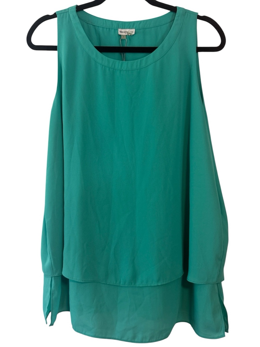 Sioni Seafoam Green Sleeveless Blouse NWT